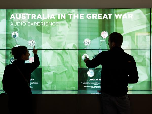 Austrlian War Memorial Intro Wall