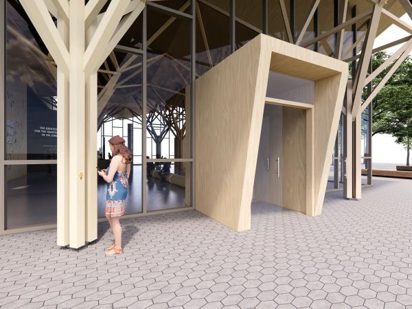 Concept design for the National Conservation Legacy Center.