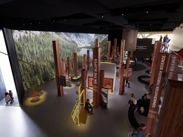 Concept design for the National Conservation Legacy Center.