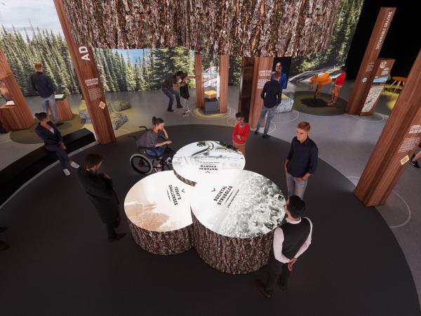 Concept design for the National Conservation Legacy Center.