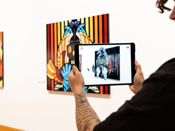 Augmented Reality for Josh Muir Exhibition at Bendigo Art Gallery