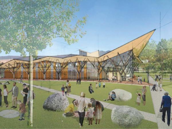 National Conservation Legacy Center mock-up design