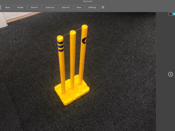 Cricket stumps render