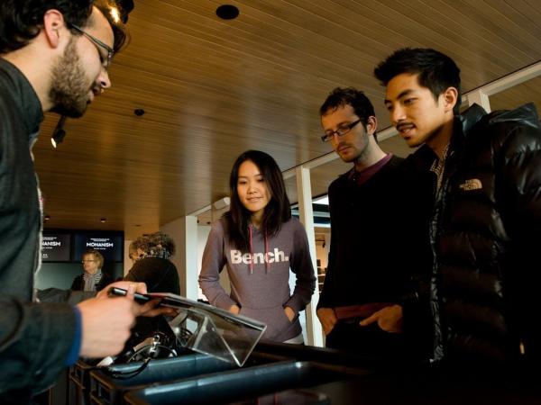 Onboarding visitors at the Museum of Old and New Art