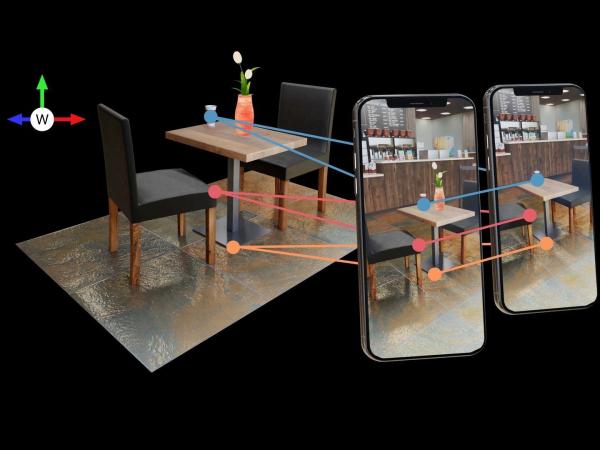 Image showing how feature detection works for Augmented Reality