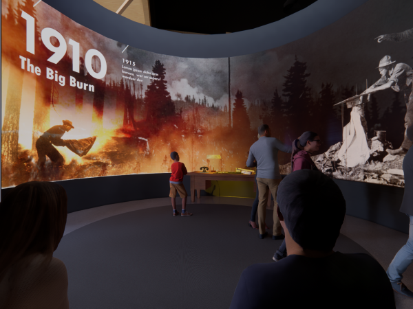Concept design for the National Conservation Legacy Center.