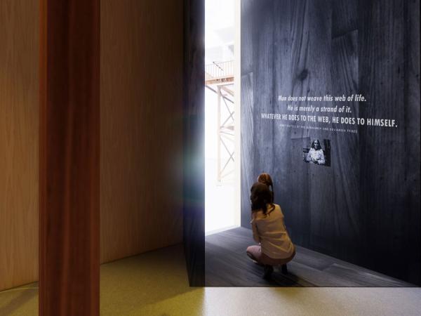 Concept design for the National Conservation Legacy Center.