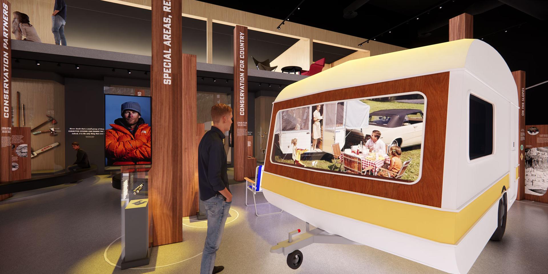 Concept design for the National Conservation Legacy Center.