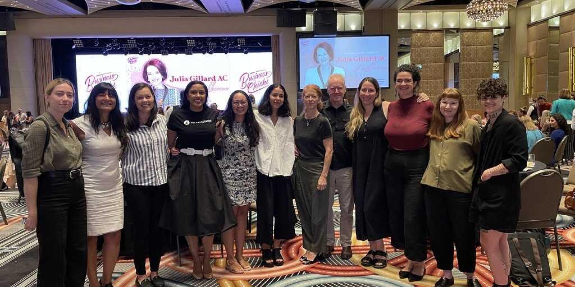Art Processors staff at the Business Chicks International Women's Day breakfast