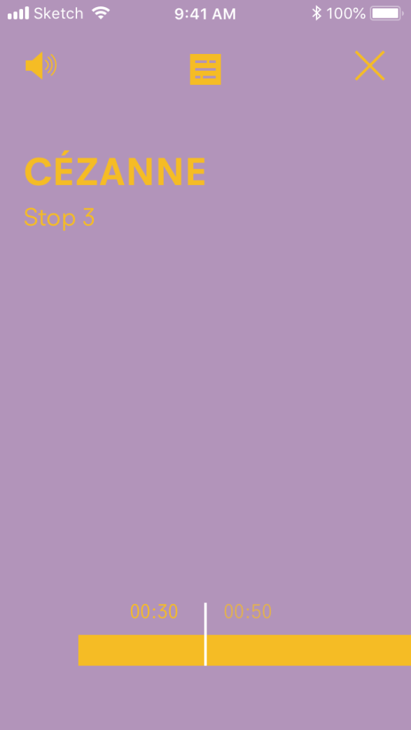 Screenshot of Masters of  Modern Hermitage app